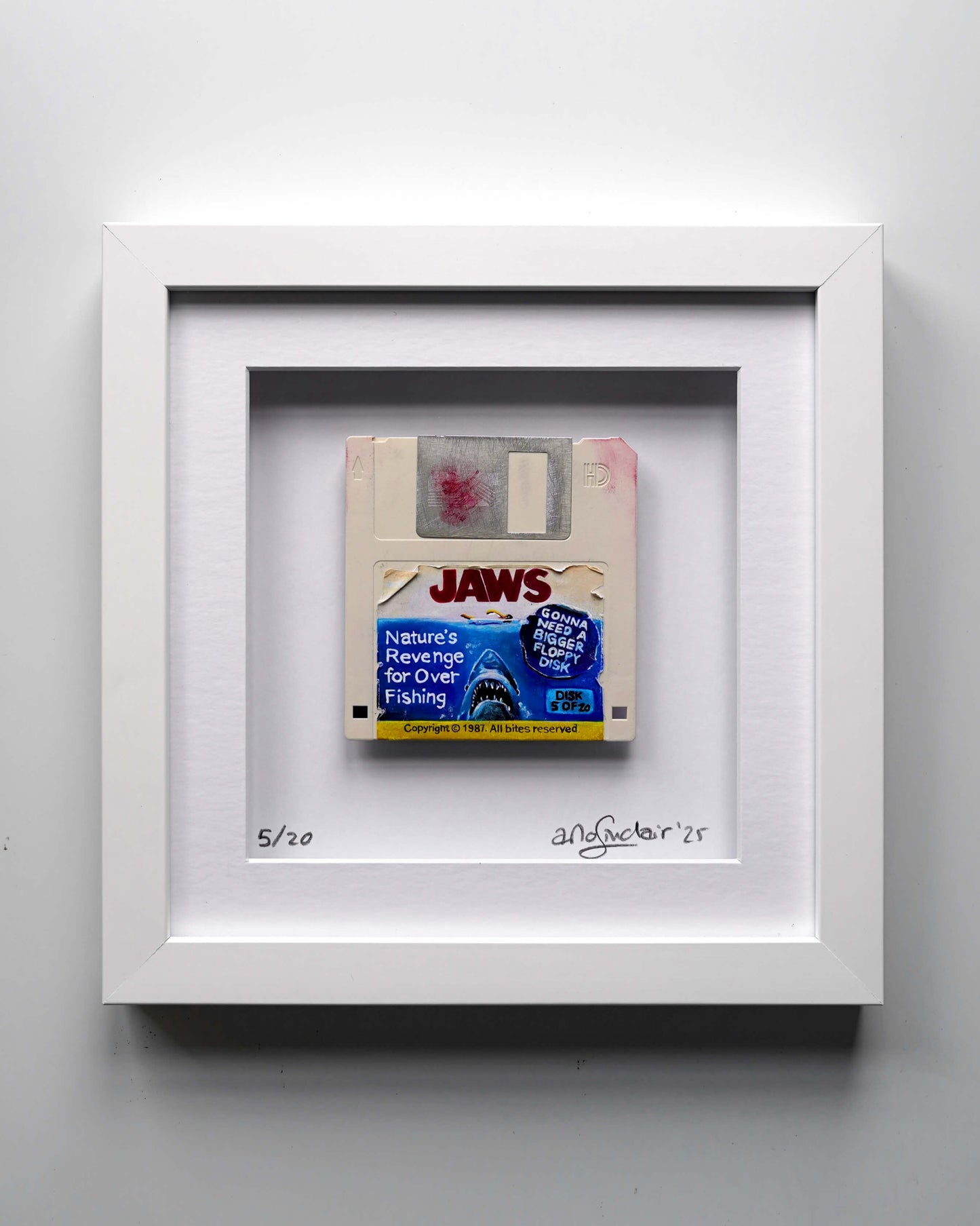 JAWS: All Bites Reserved - 3.5” White