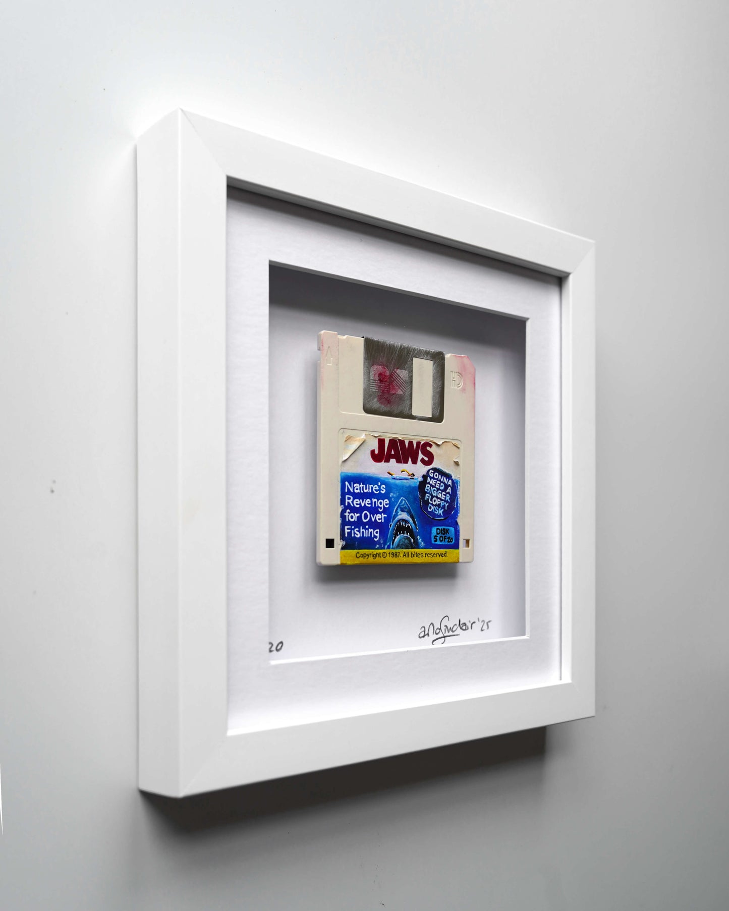 JAWS: All Bites Reserved - 3.5” White