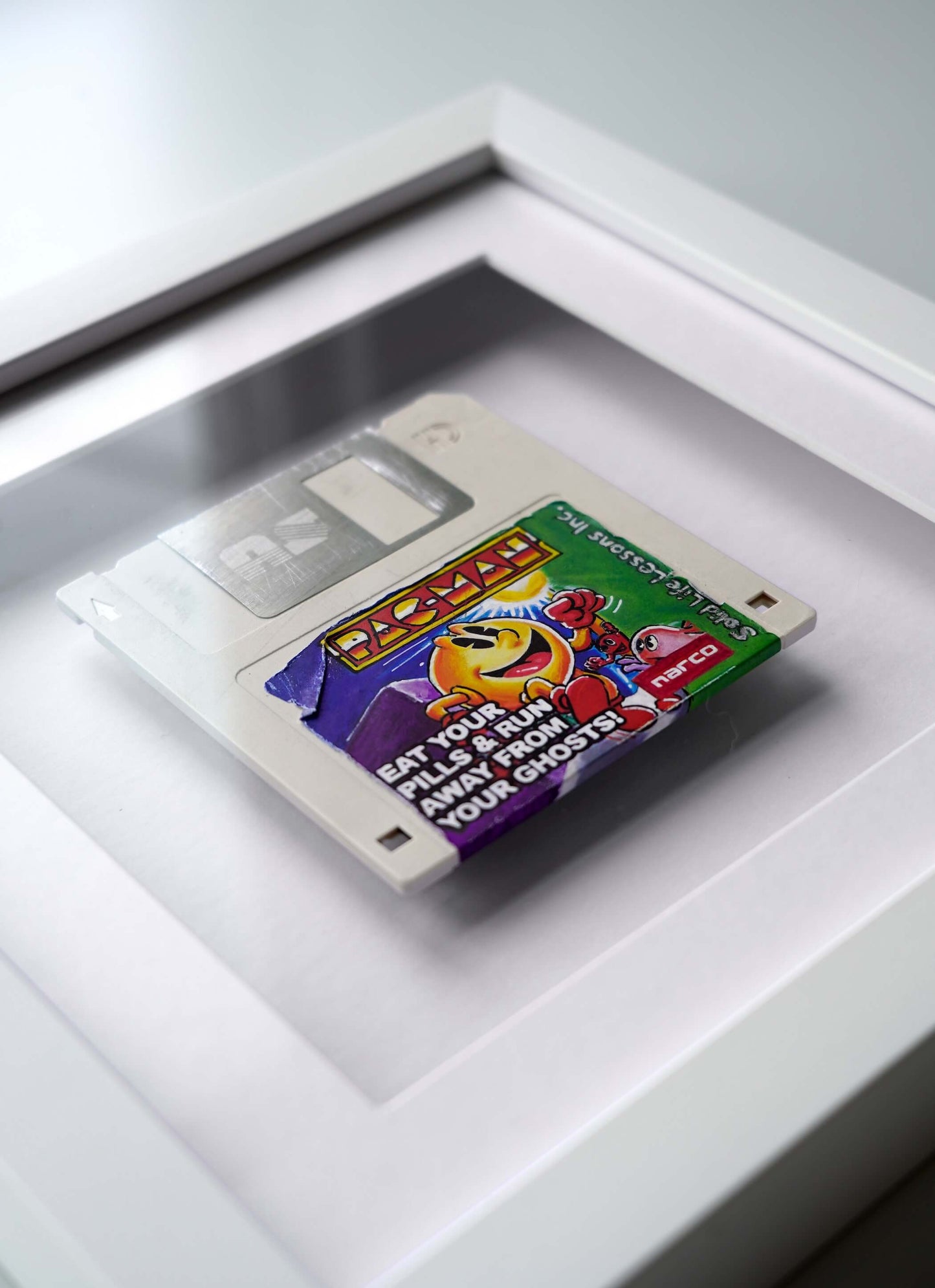 PacMan: Pills & Ghosts - 3.5” White