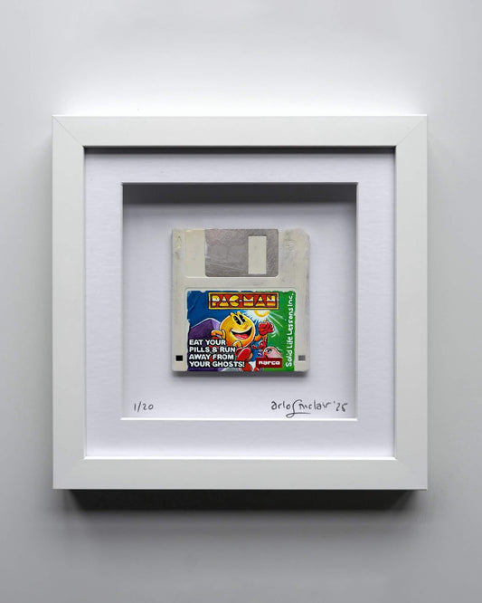 PacMan: Pills & Ghosts - 3.5” White
