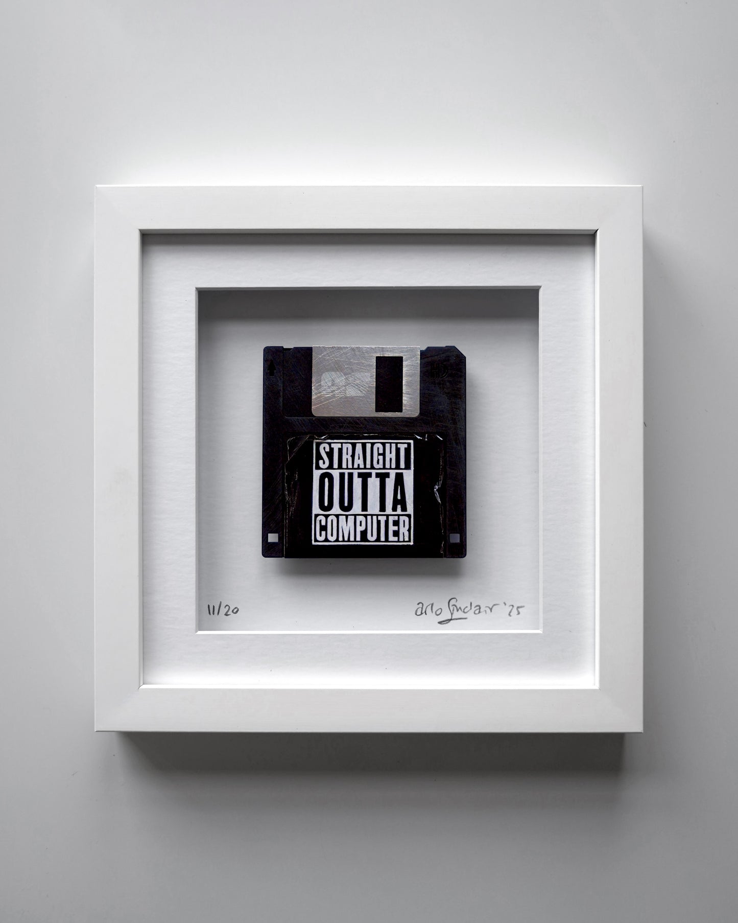 Straight Outta Computer - 3.5” Black