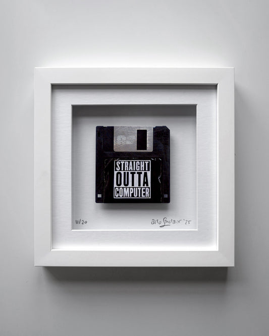 Straight Outta Computer - 3.5” Black